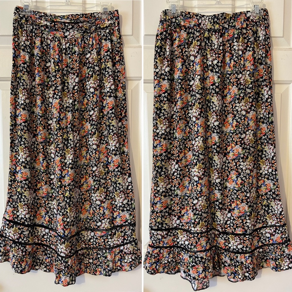 ASOS Floral Maxi Skirt